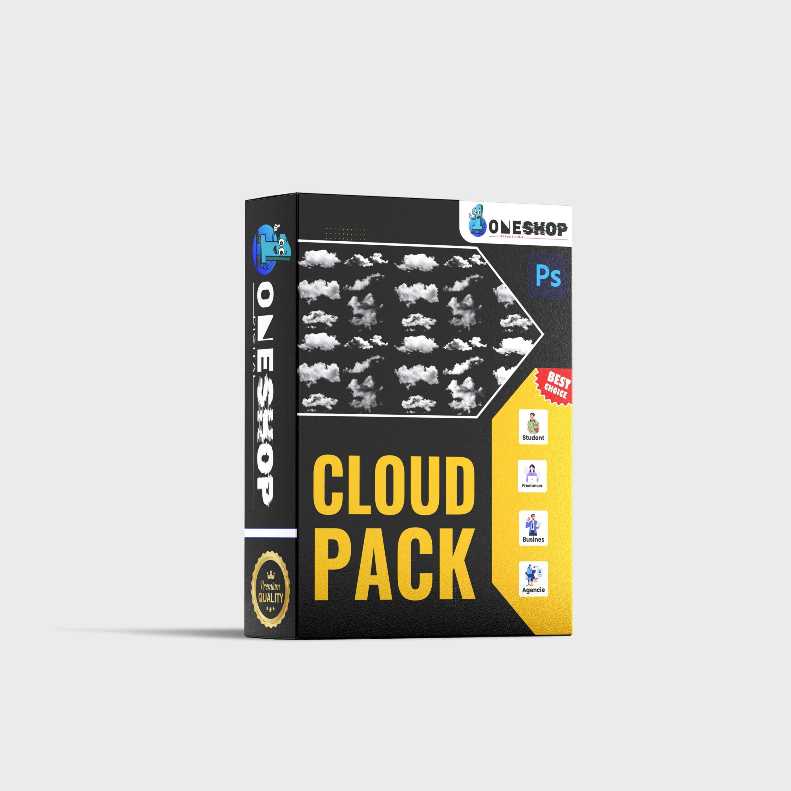 13 Cloud PNG Pack - Image 1