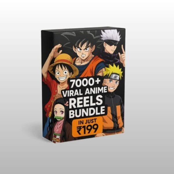 7000+ Viral Anime Reels Bundle Without LOGO | NO COPYRIGHT